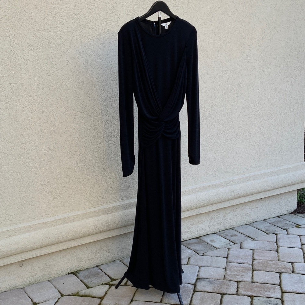 Banana Republic Black Long Sleeve Dress